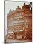 Illuminated Advertisements on Shop Fronts at 7, Oxford Street, London, 1909-null-Mounted Photographic Print