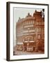 Illuminated Advertisements on Shop Fronts at 7, Oxford Street, London, 1909-null-Framed Photographic Print