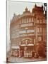 Illuminated Advertisements on Shop Fronts at 7, Oxford Street, London, 1909-null-Mounted Photographic Print