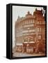 Illuminated Advertisements on Shop Fronts at 7, Oxford Street, London, 1909-null-Framed Stretched Canvas