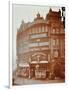 Illuminated Advertisements on Shop Fronts at 7, Oxford Street, London, 1909-null-Framed Photographic Print