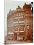 Illuminated Advertisements on Shop Fronts at 7, Oxford Street, London, 1909-null-Mounted Photographic Print