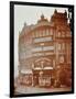 Illuminated Advertisements on Shop Fronts at 7, Oxford Street, London, 1909-null-Framed Photographic Print