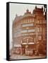 Illuminated Advertisements on Shop Fronts at 7, Oxford Street, London, 1909-null-Framed Stretched Canvas