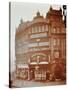 Illuminated Advertisements on Shop Fronts at 7, Oxford Street, London, 1909-null-Stretched Canvas