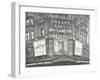 Illuminated Advertisements on the Front of the Hippodrome, Charing Cross Road, London, 1911-null-Framed Photographic Print