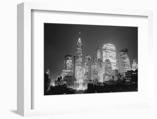 Illuminated Buildings-Philip Gendreau-Framed Photographic Print