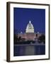 Illuminated Capitol at night, Washington D.C.-Murat Taner-Framed Photographic Print