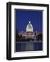 Illuminated Capitol at night, Washington D.C.-Murat Taner-Framed Photographic Print