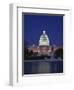 Illuminated Capitol at night, Washington D.C.-Murat Taner-Framed Photographic Print