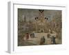 Illuminated Celebration in Frankfurt for Joseph II in 1764, Colour of 1769, Germany, 18th Century-null-Framed Giclee Print