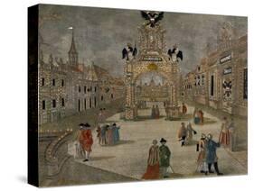 Illuminated Celebration in Frankfurt for Joseph II in 1764, Colour of 1769, Germany, 18th Century-null-Stretched Canvas