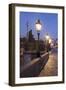 Illuminated Charles Bridge, UNESCO World Heritage Site, Prague, Bohemia, Czech Republic, Europe-Markus Lange-Framed Photographic Print