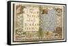 Illuminated Copy of the Old Testament (Vellum)-English-Framed Stretched Canvas