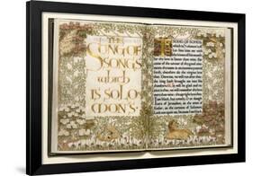 Illuminated Copy of the Old Testament (Vellum)-English-Framed Giclee Print