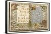Illuminated Copy of the Old Testament (Vellum)-English-Framed Stretched Canvas
