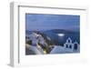 Illuminated Cruise Ship Entering the Caldera at Dawn, Oia (Ia), Santorini (Thira) (Thera)-Ruth Tomlinson-Framed Photographic Print