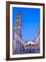 Illuminated Diocletian's Palace, Split, Dalmatian Coast, Croatia-Neil Farrin-Framed Photographic Print