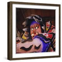 Illuminated Festival Float Made of Paper, Kyoto, Japan-Christopher Rennie-Framed Photographic Print