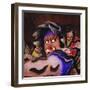 Illuminated Festival Float Made of Paper, Kyoto, Japan-Christopher Rennie-Framed Photographic Print