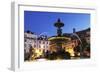 Illuminated Fountain at Night-Stuart Forster-Framed Photographic Print