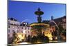 Illuminated Fountain at Night-Stuart Forster-Mounted Photographic Print