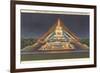 Illuminated Fountain, Belle Isle, Detroit, Michigan-null-Framed Premium Giclee Print