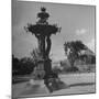 Illuminated Fountain, Designed by Henri Auguste Bartholdi, in the Botanical Gardens-null-Mounted Photographic Print