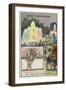 Illuminated Fountains-null-Framed Giclee Print