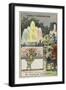 Illuminated Fountains-null-Framed Giclee Print