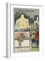 Illuminated Fountains-null-Framed Giclee Print