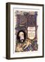 Illuminated Frontispiece with Title and a Painted Portrait of Robert Browning, 1912-Alberto Sangorski-Framed Giclee Print