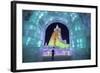 Illuminated Ice Sculpture at the Harbin Ice and Snow Festival in Harbin, Heilongjiang Province, Chi-Gavin Hellier-Framed Photographic Print