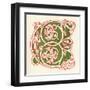 Illuminated Letter C-null-Framed Art Print