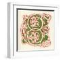 Illuminated Letter C-null-Framed Art Print