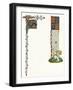 Illuminated Letter D, and a Standard-null-Framed Art Print