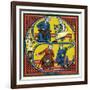 Illuminated Letter E-null-Framed Premium Giclee Print