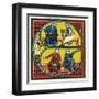 Illuminated Letter E-null-Framed Art Print