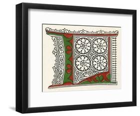 Illuminated Letter L-null-Framed Art Print