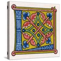 Illuminated Letter L-null-Stretched Canvas