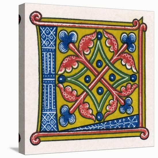 Illuminated Letter L-null-Stretched Canvas