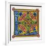 Illuminated Letter L-null-Framed Art Print