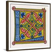 Illuminated Letter L-null-Framed Premium Giclee Print