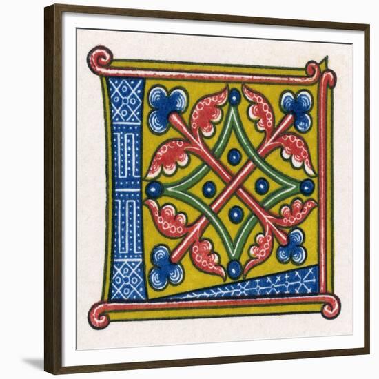 Illuminated Letter L-null-Framed Premium Giclee Print