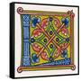 Illuminated Letter L-null-Framed Stretched Canvas