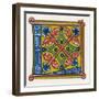 Illuminated Letter L-null-Framed Art Print