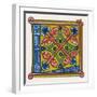 Illuminated Letter L-null-Framed Art Print