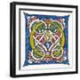 Illuminated Letter O-null-Framed Art Print