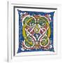 Illuminated Letter O-null-Framed Art Print