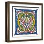 Illuminated Letter O-null-Framed Art Print